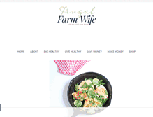 Tablet Screenshot of frugalfarmwife.com